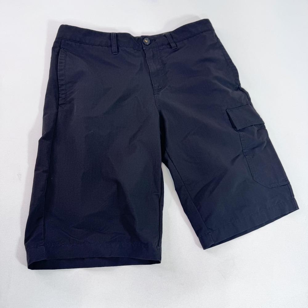 Timberland Cargo Shorts Mens 30 Black Relaxed Stretch Pockets Lightweight